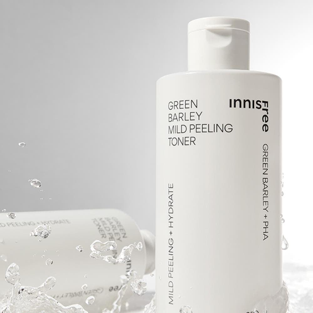 innisfree Green Barley Mild Peeling Toner product texture