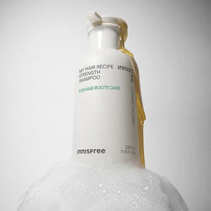 innisfree My Hair Recipe Strength Shampoo product texture