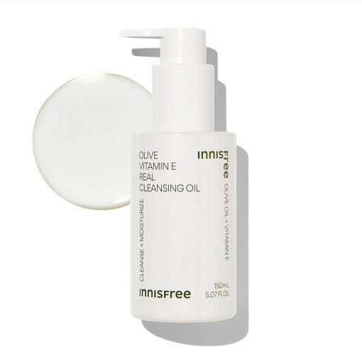 innisfree Olive Vitamin E Real Cleansing Oil packaging and details