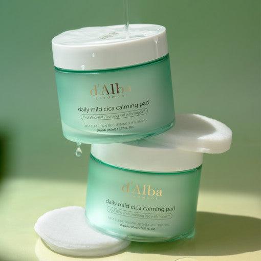 d'Alba Daily Mild Cica Calming Pad 165ml (50ea) (Toner Pad)