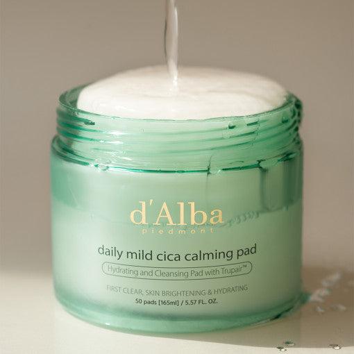 d'Alba Daily Mild Cica Calming Pad 165ml (50ea) (Toner Pad)