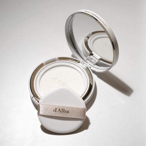 d'Alba Waterful Fresh Sun Cushion 25g+25g(refill) SPF50+/PA++++ how to use