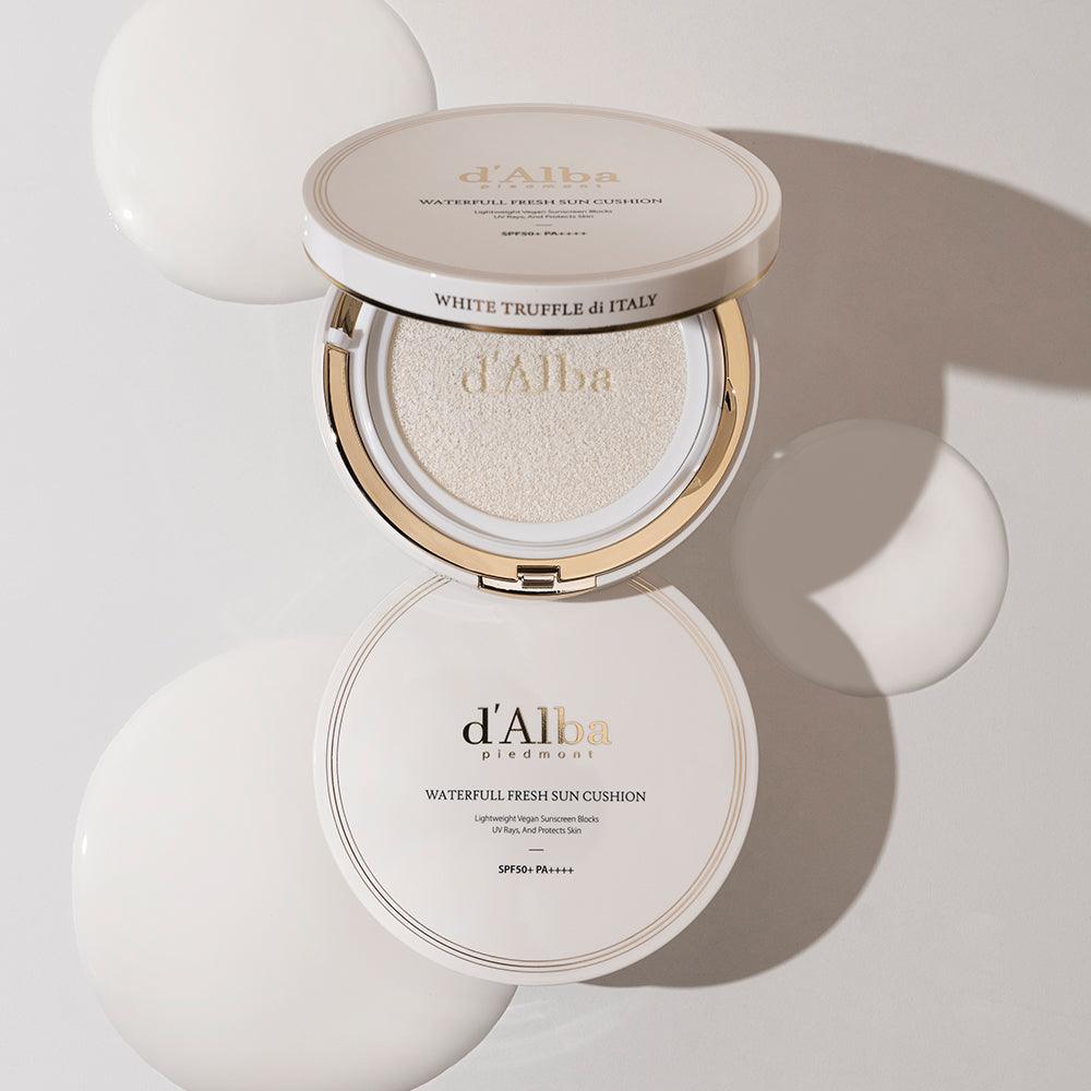 d'Alba Waterful Fresh Sun Cushion 25g+25g(refill) SPF50+/PA++++ full product view