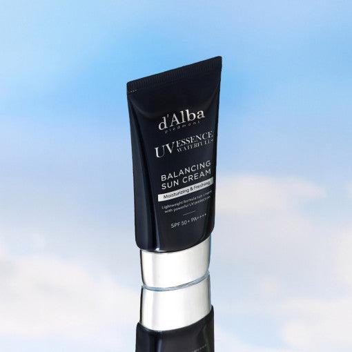 d'Alba Waterfull Balancing Sun Cream 50ml SPF50+PA++++ packaging and details