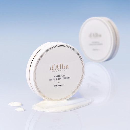 d'Alba Waterfull Fresh Sun Cushion 15g SPF50+/PA++++ product texture