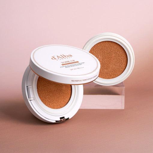 d'Alba Waterfull Tone-Up Sun Cushion 15g+15g(refill) SPF50+/PA++++ (Sun Cream) 15 g