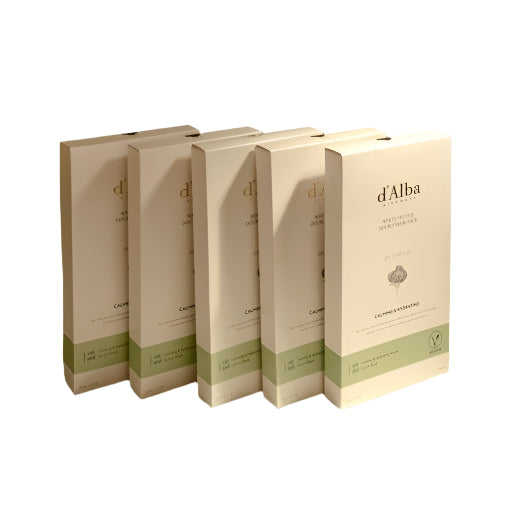 d'Alba White Truffle Double Mask Pack [Calming/Hydrating] 34.5g X 20ea (Facial Mask) 34.5 g
