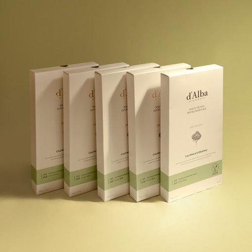 d'Alba White Truffle Double Mask Pack [Calming/Hydrating] 34.5g X 20ea (Facial Mask) 34.5 g