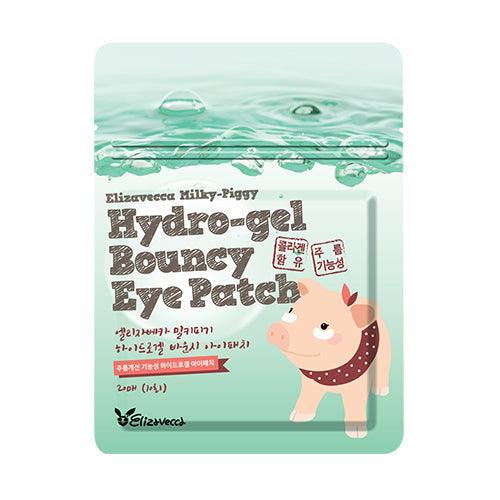 Elizavecca Milky Piggy Hydro-gel Bouncy Eye Patch 20pcs - Korean Eye Patches