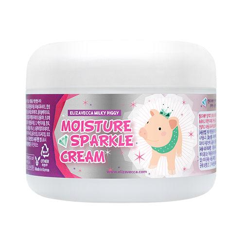 Elizavecca Milky Piggy Moisture Sparkle Cream packaging and details