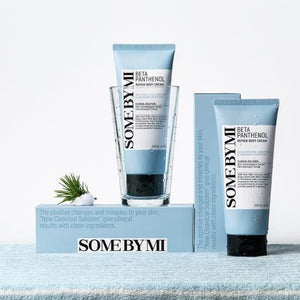 SOME BY MI Beta Panthenol Repair Body Cream packaging and details