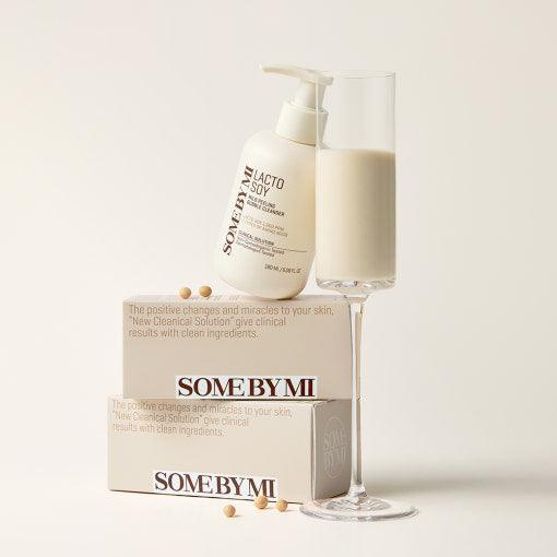 SOME BY MI Lacto Soy Mild Peeling Bubble Cleanser 180ml (Foam Cleanser)