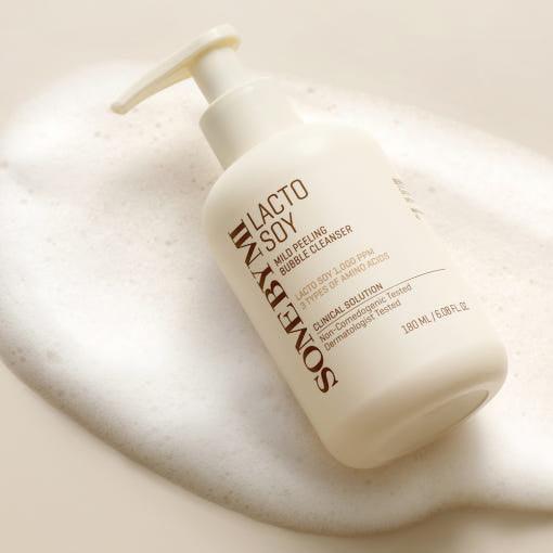 SOME BY MI Lacto Soy Mild Peeling Bubble Cleanser 180ml (Foam Cleanser)