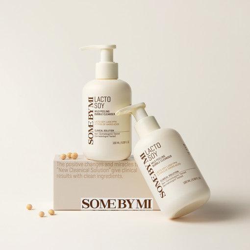 SOME BY MI Lacto Soy Mild Peeling Bubble Cleanser 180ml (Foam Cleanser)