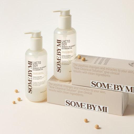 SOME BY MI Lacto Soy Sebum & Blackhead Cleansing Oil packaging and details