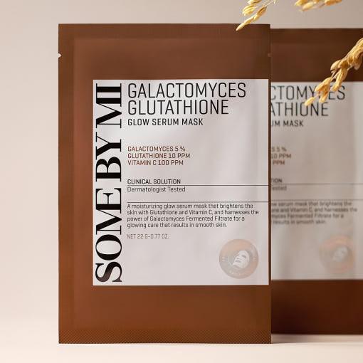 SOME BY MI Galactomyces Glutathione Glow Serum Mask (22g x 10ea) (Facial Mask) 22 g