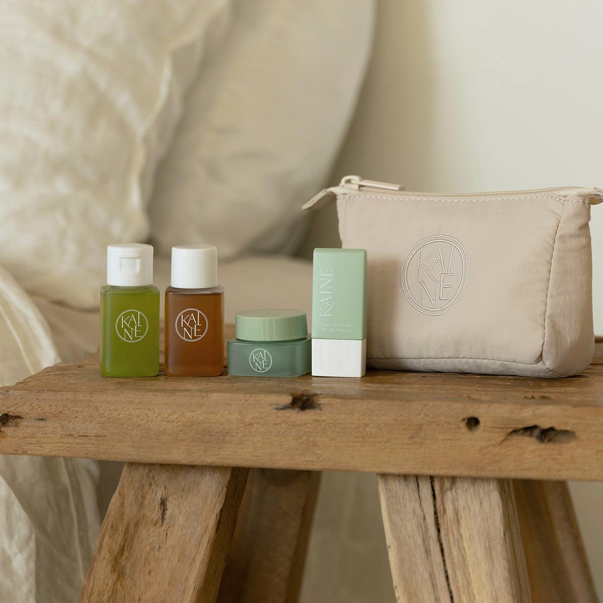 KAINE Travel Kit packaging and details