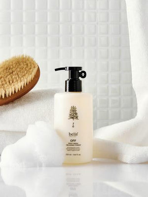 belif Off Body Wash 250ml (2-type) packaging and details