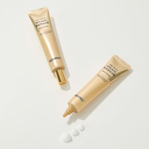 MEDIPEEL 24K Gold Snail Repair Eye Cream how to use