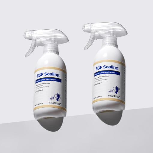 MEDIPEEL EGF Scaling Moisture Bubble Foot Shampoo product texture