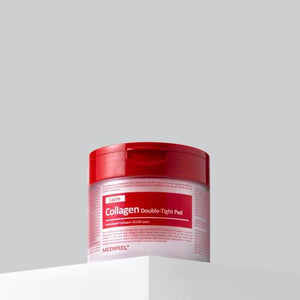 MEDIPEEL Red Lacto Collagen Double Tight Pad 70pads/270ml packaging and details