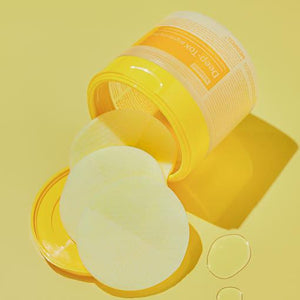 MEDIPEEL Vegan Vitamin Deep-Tox Brightening Pad 70pcs/270ml product texture