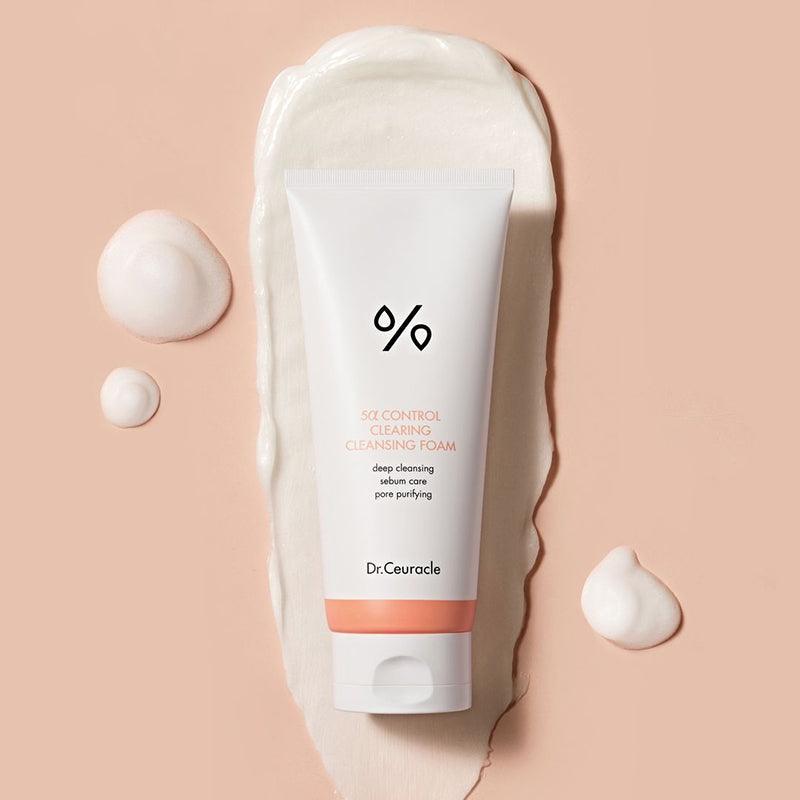 Dr.Ceuracle 5α Control Clearing Cleansing Foam packaging and details