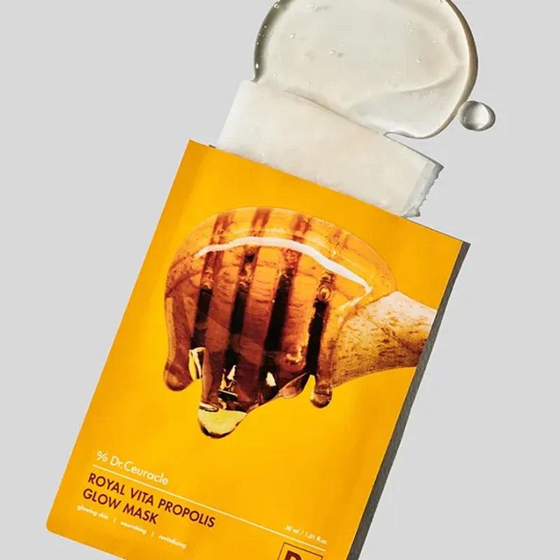 Dr.Ceuracle Royal Vita Propolis Anti-Oxidant Mask (30ml x 10ea) how to use