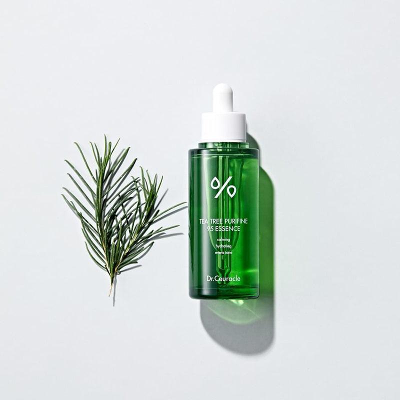 Dr.Ceuracle Tea Tree Purifine 95 Essence packaging and details