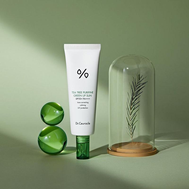 Dr.Ceuracle Tea Tree Purifine Green Up Sun SPF50 PA++++ 50ml (Sun Cream)