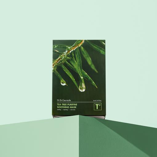 Dr.Ceuracle Tea Tree Purifine Soothing Mask (23ml x 10ea) close-up view