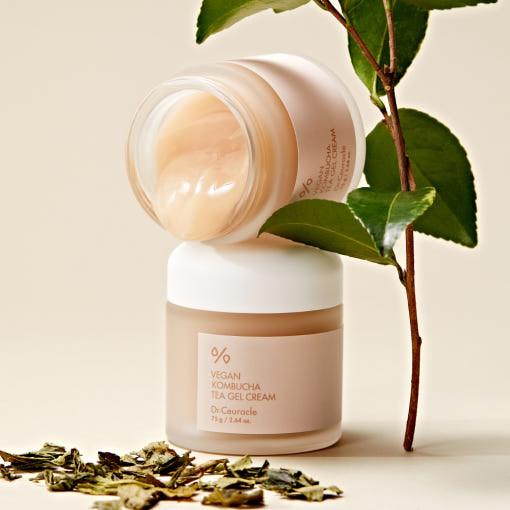 Dr.Ceuracle Vegan Kombucha Tea Gel Cream packaging and details
