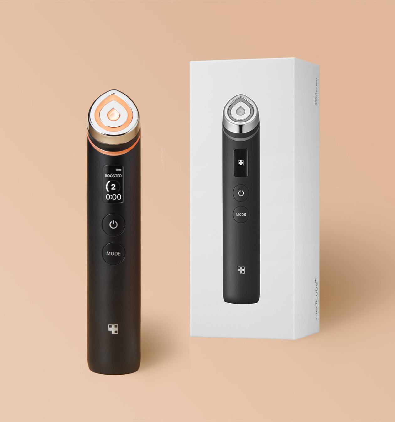 medicube AGE-R Booster Pro #Black – 6-in-1 Glass Glow Skin Device (Beauty Device)