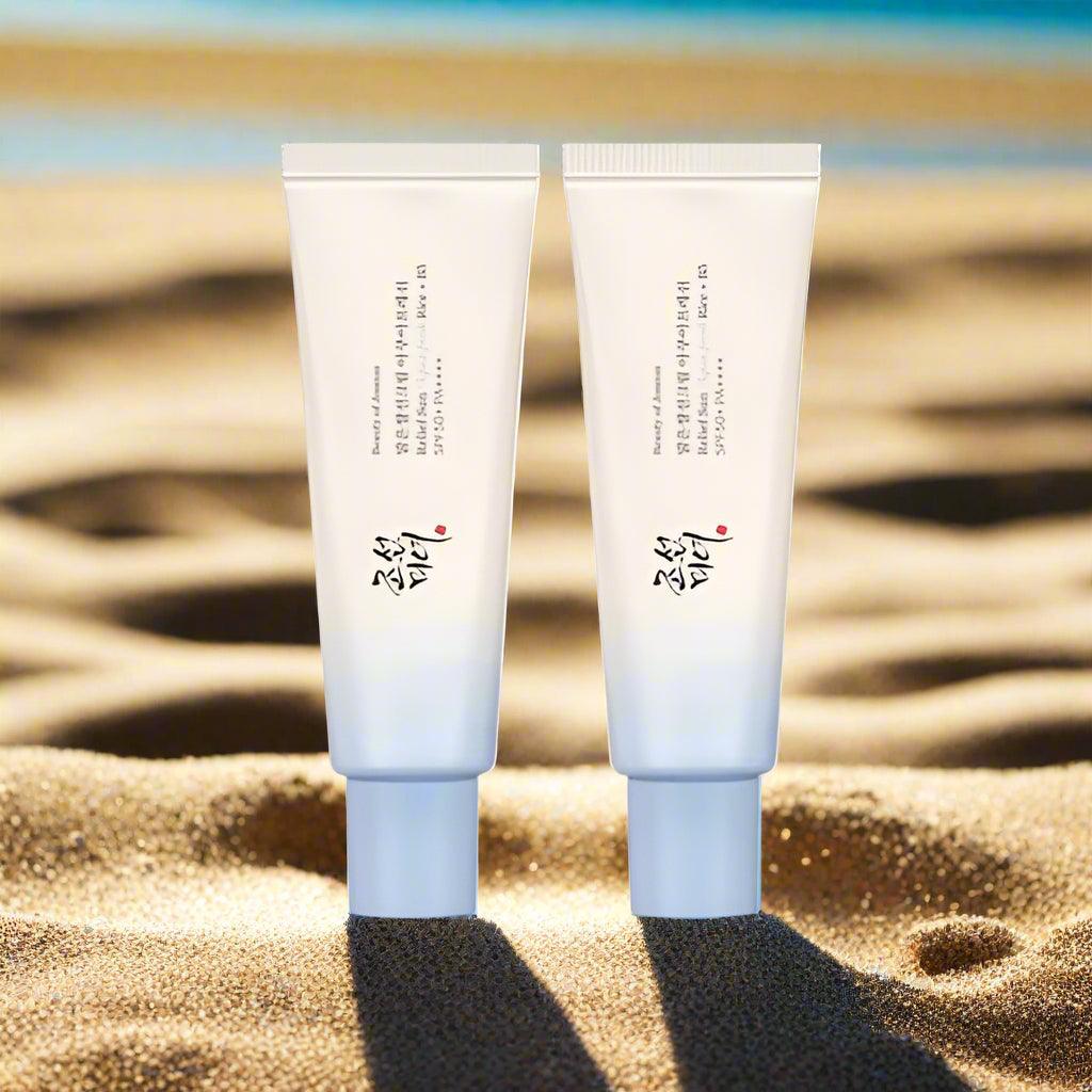 Beauty of Joseon Relief Sun Aqua-fresh Rice+B5 (SPF50+ PA++++) 50ml x packaging and details