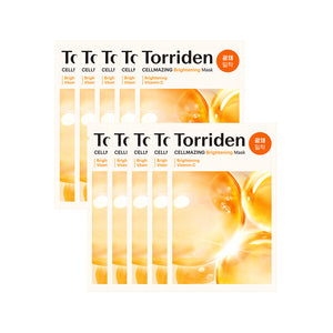 Torriden Cellmazing Vita C Brightening Mask Sheet 26ml X packaging and details