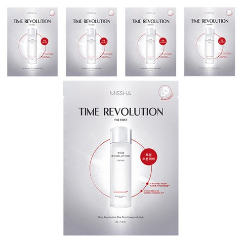 MISSHA Time Revolution The First Essence Mask 30g X 5ea (Facial Mask) 30 g