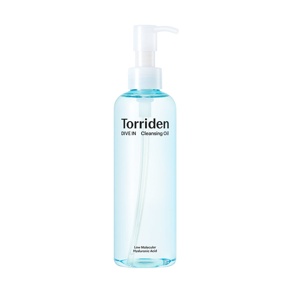 Torriden DIVE IN Low Molecular Hyaluronic Acid Cleansing Oil packaging and details