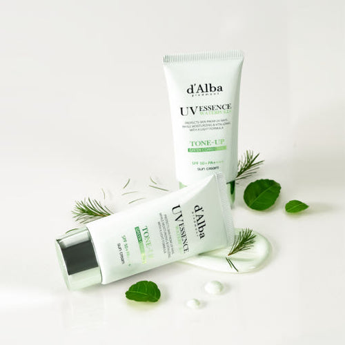 d'Alba Clean Tea Tree Liposome Tone-Up Sun Cream (Green) SPF50+ PA++++ 50ml