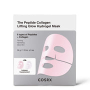 COSRX The Peptide Collagen Lifting Glow Hydrogel Mask 34g X 3ea