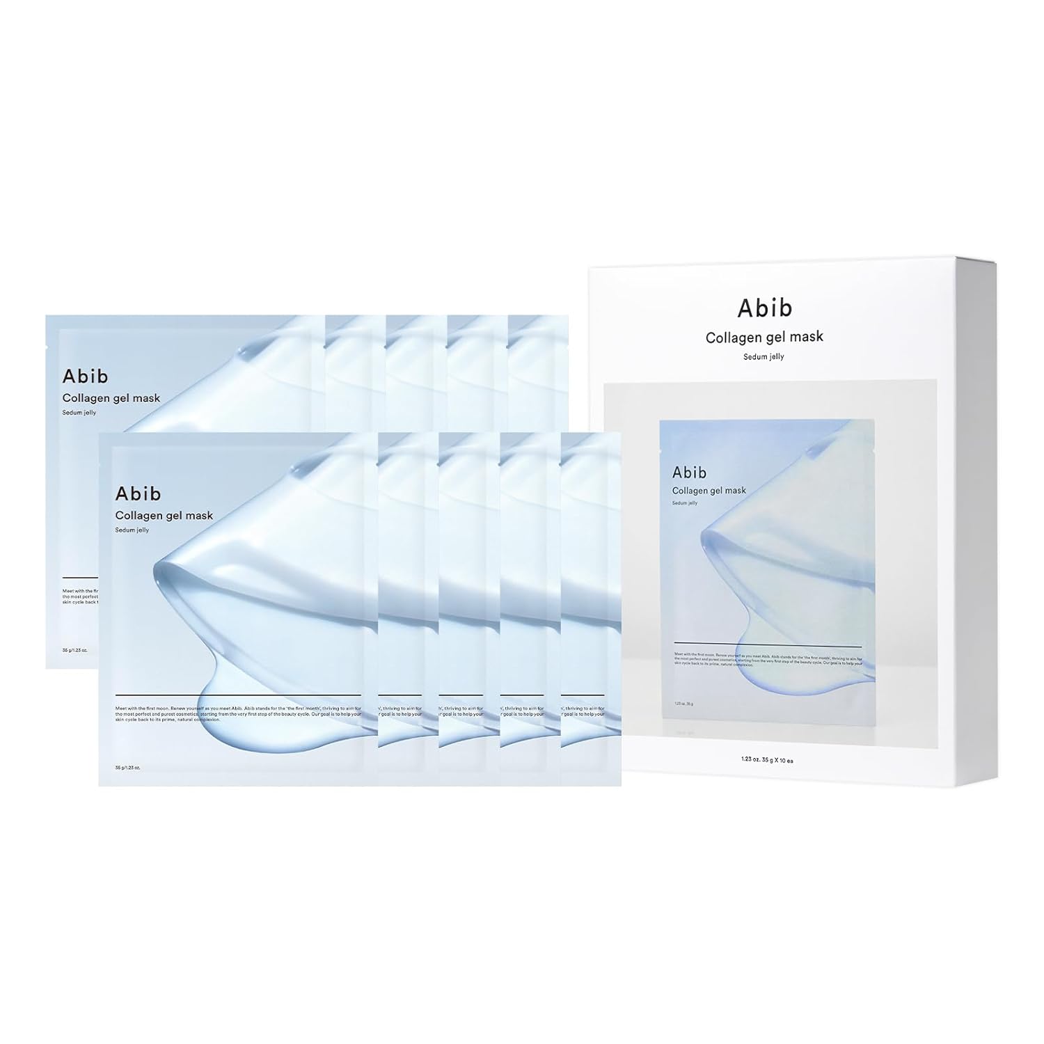 Abib Collagen Gel Mask 35g X 10ea #Sedum Jelly (Facial Mask) 35 g