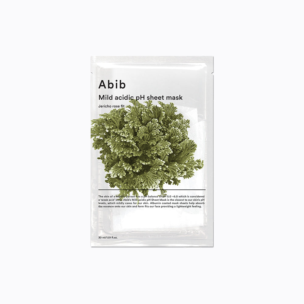 Abib Mild Acidic pH Sheet Mask Jericho Rose Fit 30ml X 10ea (Facial Mask)