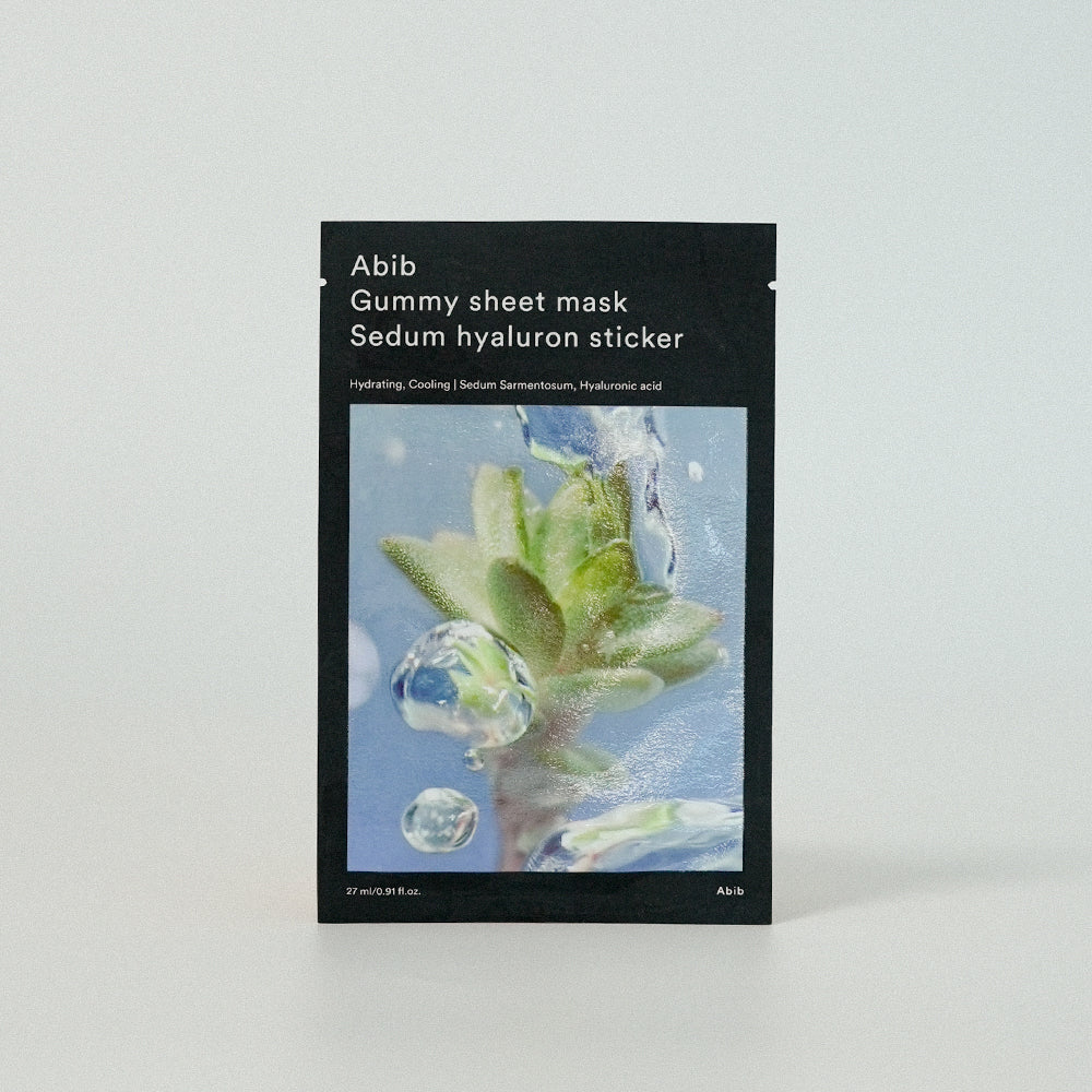 Abib Gummy Sheet Mask Sedum Hyaluron Sticker 27ml X 10ea (Facial Mask)