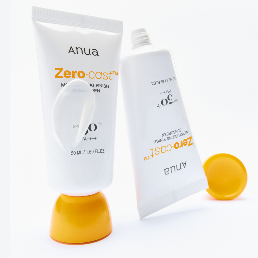 Anua Zero-Cast Moisturizing Finish Sunscreen product texture