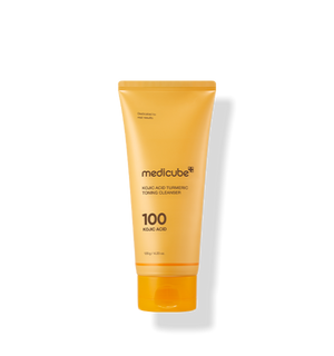 medicube Kojic Acid Turmeric Toning Cleanser packaging and details