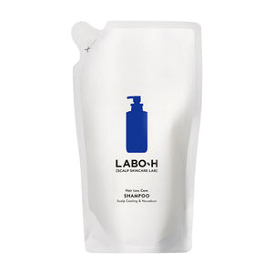 LABO-H Hair Loss Care Scalp Cooling & No Sebum Shampoo 400ml (Refill) - Korean Shampoo