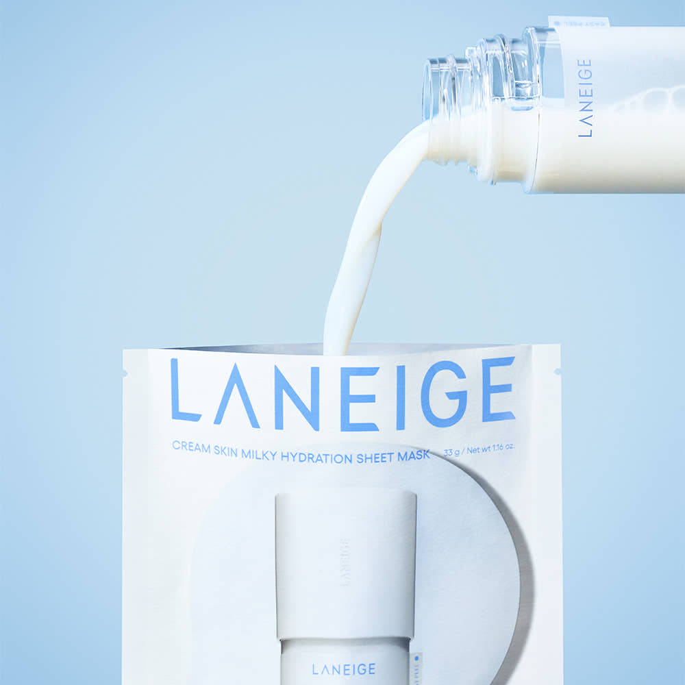 LANEIGE Cream Skin Milky Hydration Sheet Mask 33g X how to use