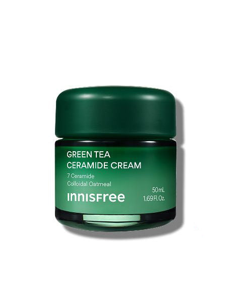 innisfree Green Tea Ceramide Cream packaging and details