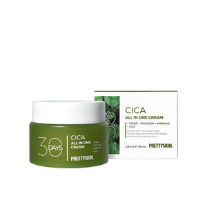 PRETTYSKIN 30 Days All-in-One Cica Cream 100ml - product packaging