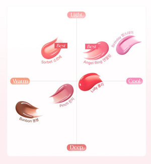 DEAR DAHLIA Dressy Dew Lip Gel 10g (5colors) - product detail