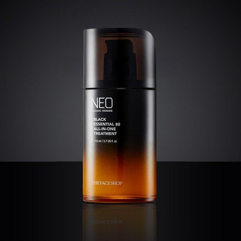 THE FACE SHOP Neo Classic Homme Black Essential 80 All-In-One Treatment 110ml